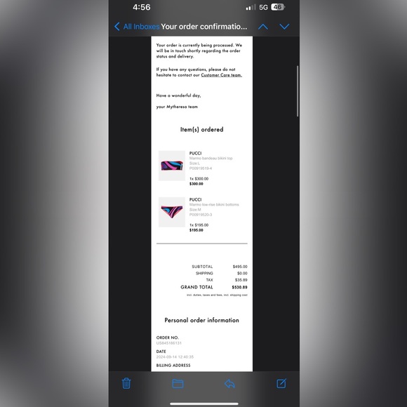 Emilio Pucci Marmo Bikini - Picture 6 of 8